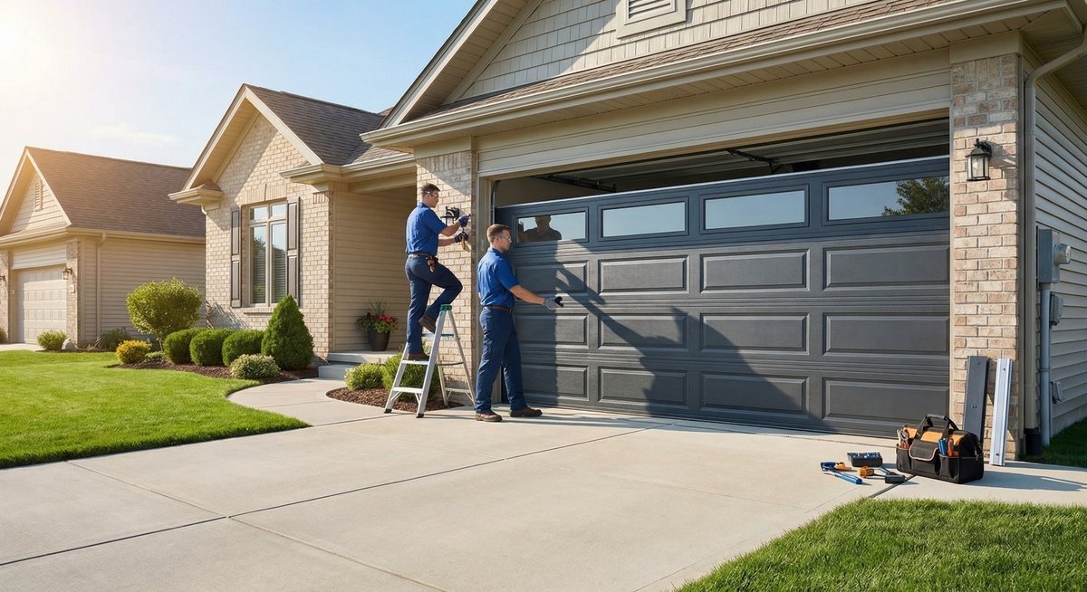 Garage door repair work, gallery photo 10